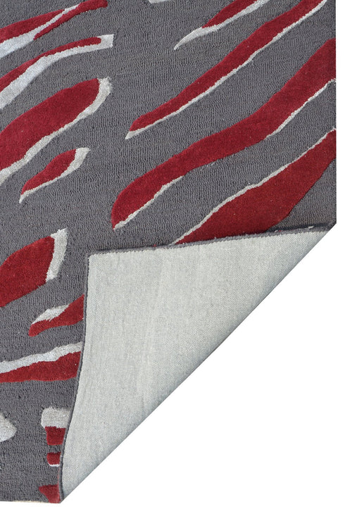 Silver Scarlet Ripples